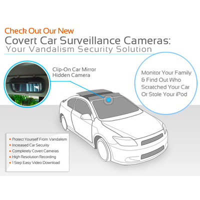 Normal Looking Mirror For In Car Video Surveillance Protect Your Things In Delhi